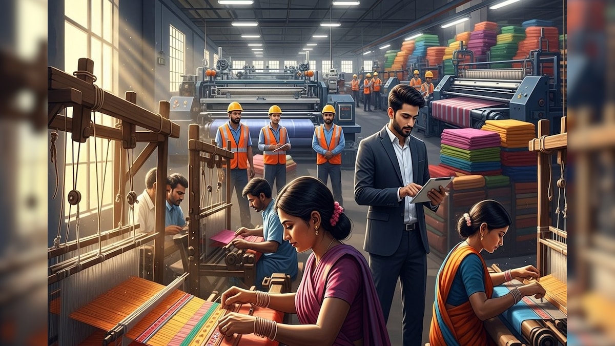 ஏப்ரல் - செப்டம்பரில் 111 நாடுகளுக்கான இந்தியாவின் ஜவுளி ஏற்றுமதியில் 10% வளர்ச்சி...! உலகளாவிய ஏற்றுமதி 0.1 சதவீதம் உயர்வு... | வணிகம் - News18 தமிழ்