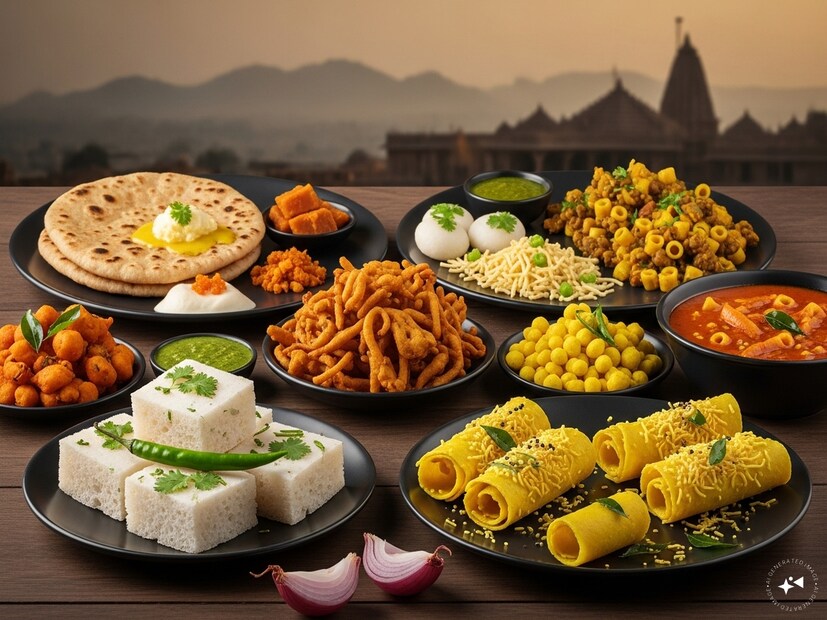  டோக்லா, கந்திவி, காதி, கதியா மற்றும் தால் தோக்லி போன்ற பாரம்பரிய குஜராத்தி சைவ உணவுகளை இங்கு வரும் பயணிகள் அனுபவிக்க முடியும். இங்குள்ள உள்ளூர்வாசிகள் விரும்பி உண்ணும் மற்றொரு உணவு ரோட்லோ ஆகும். இது வெல்லம் மற்றும் நெய்யுடன் சேர்த்து சமைக்கப்படும் ஒரு வகை தினை ரொட்டி ஆகும். இது பெரும்பாலும் காரமான தக்காளி குழம்புடன் பரிமாறப்படுகிறது. இந்தியாவில் உள்ள பிற ஆன்மீக நகரங்கள் மதச் சடங்குகள் காரணமாக இறைச்சி மற்றும் மதுவை தடை செய்தாலும், பாலிதானா நகரம் மட்டுமே அசைவ உணவை சட்டத்தால் தடை செய்த ஒரே நகரமாக உள்ளது.