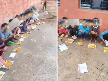 பேப்பரில் வழங்கப்பட்ட மத்திய உணவு