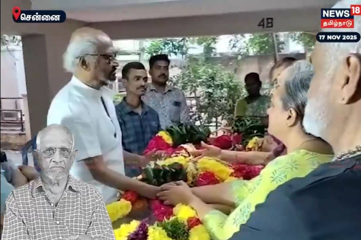 நடிப்பு சொல்லிக்கொடுத்த குருவுக்கு நேரில் அஞ்சலி செலுத்திய ரஜினிகாந்த்