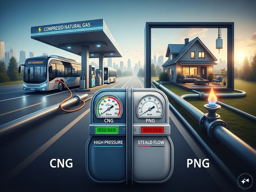 வரும் 2026 புத்தாண்டு முதல், நாடு முழுவதும் உள்ள லட்சக்கணக்கான நடுத்தர குடும்பங்கள் மற்றும் வாகன ஓட்டிகளுக்கு ஒரு நல்ல செய்தி காத்திருக்கிறது. பெட்ரோலியம் மற்றும் இயற்கை எரிவாயு ஒழுங்குமுறை வாரியம் (PNGRB) இயற்கை எரிவாயு பரிமாற்ற கட்டண கட்டமைப்பில் முக்கிய மாற்றங்களை செய்துள்ளது. ANIஇன் அறிக்கையின்படி, இந்தத் திருத்தங்களின் விளைவுடன், நாடு முழுவதும் CNG மற்றும் PNG விலைகள் ஜனவரி 1, 2026 முதல், ஒரு யூனிட்டுக்கு சுமார் ரூ.2 முதல் ரூ.3 வரை குறைய வாய்ப்புள்ளது.
