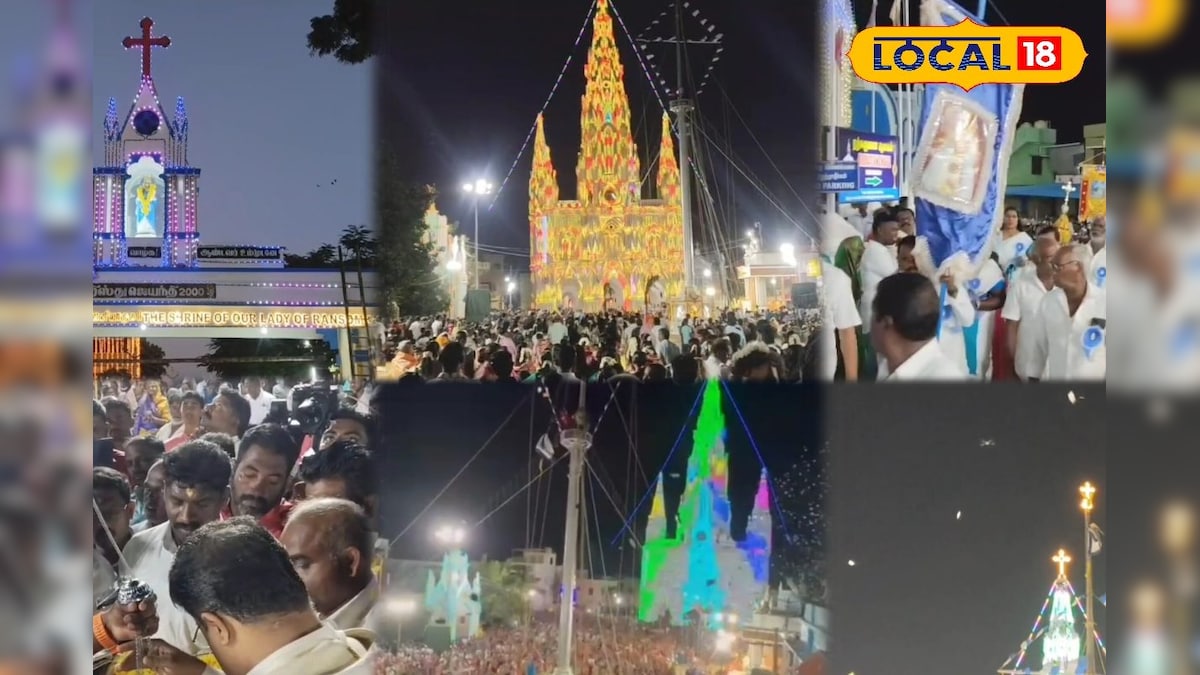 குமரி அலங்கார உபகார மாதா கோவில் திருவிழா... கோலாகலமாக நடந்த கொடியேற்றம்... | கன்னியாகுமரி - News18 தமிழ்