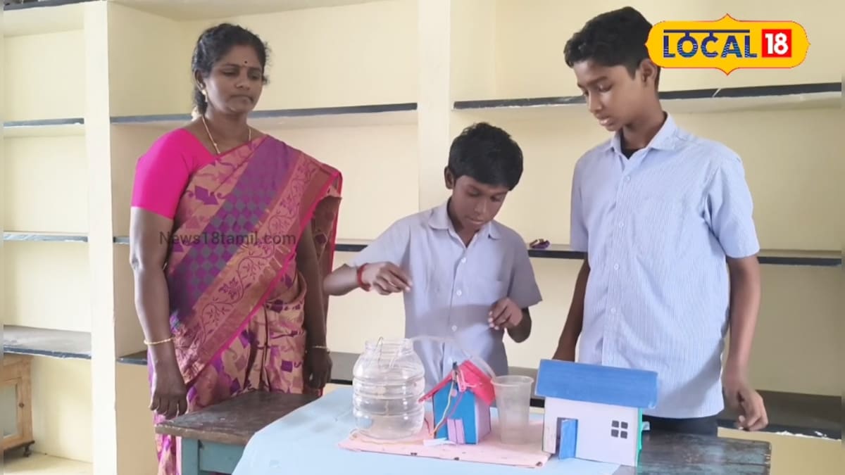 Fire Safety Device| குட்டி விஞ்ஞானியின் மாஸ்டர் ஐடியா!! ரூ. 300 செலவில் தீ விபத்தை தடுக்க கருவி... | தஞ்சாவூர் - News18 தமிழ்