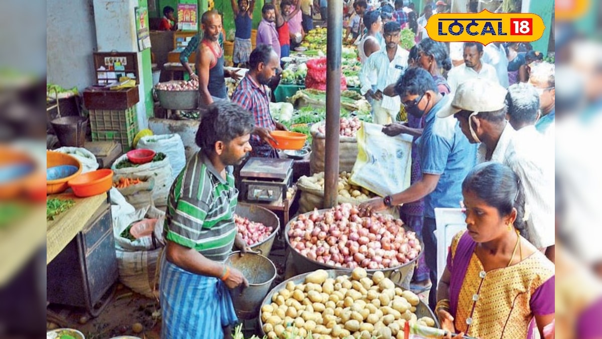 வாரச்சந்தையில் திடீர் ஆய்வு -  ஒரு வாரம் காலக்கெடு கொடுத்து எச்சரித்த அதிகாரிகள்... | தமிழ்நாடு - News18 தமிழ்