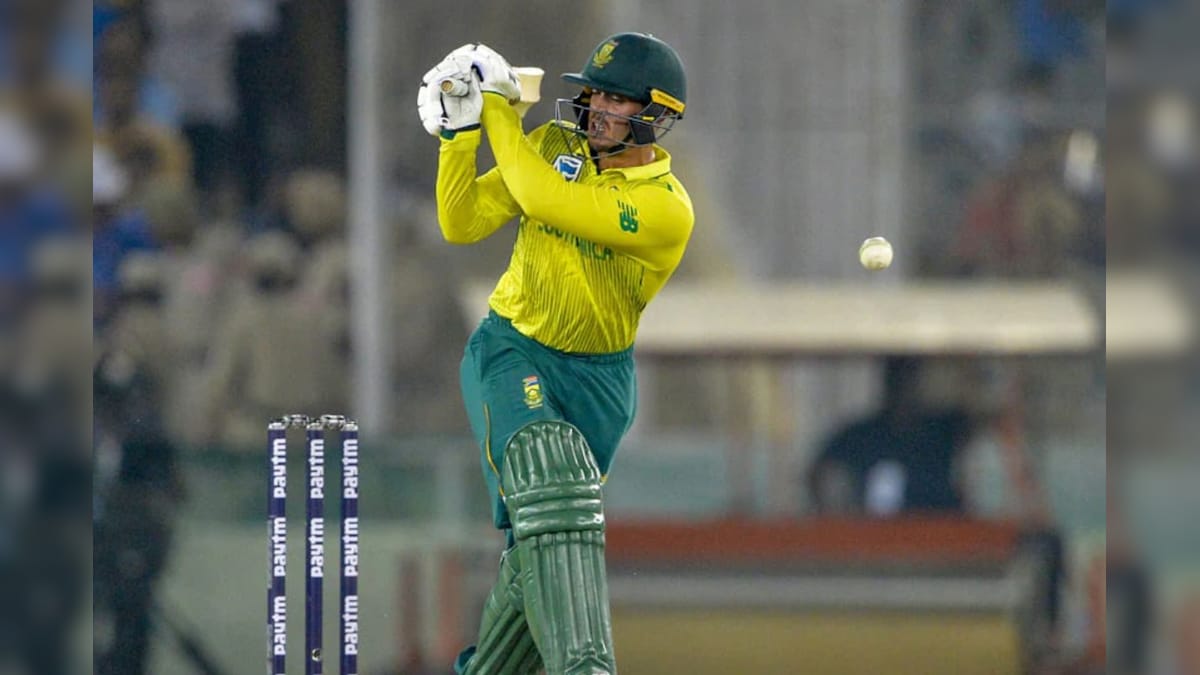 Ind vs SA | இந்திய பவுலர்களை பறக்கவிட்ட டி காக்.. இந்தியாவுக்கு 214 ரன்கள் இலக்கு | விளையாட்டு - News18 தமிழ்