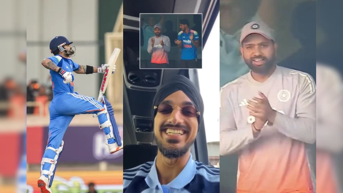 Rohit Sharma | விராட் கோலி சதம் அடித்ததும் ரோஹித் திட்டினாரா? - உண்மையை சொன்ன நேரில் பார்த்த அர்ஷ்தீப் சிங்! | விளையாட்டு - News18 தமிழ்