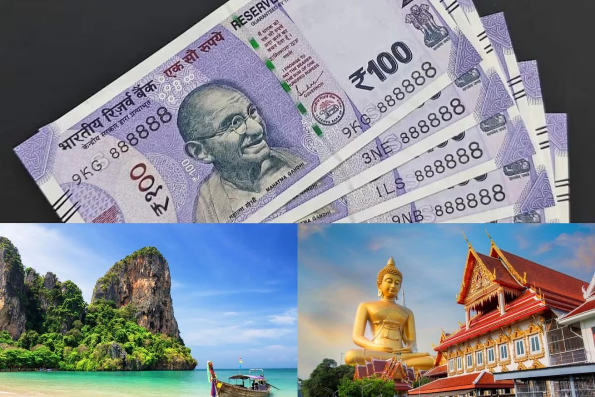 100 Rupees in Thailand | இந்தியாவின் 100 ரூபாய் தாய்லாந்தில் எவ்வளவு தெரியுமா? தெரிஞ்சா ஆச்சரியப்படுவீங்க! 100 Rupees in Thailand | இந்தியாவின் 100 ரூபாய் தாய்லாந்தில் எவ்வளவு தெரியுமா? தெரிஞ்சா ஆச்சரியப்படுவீங்க!