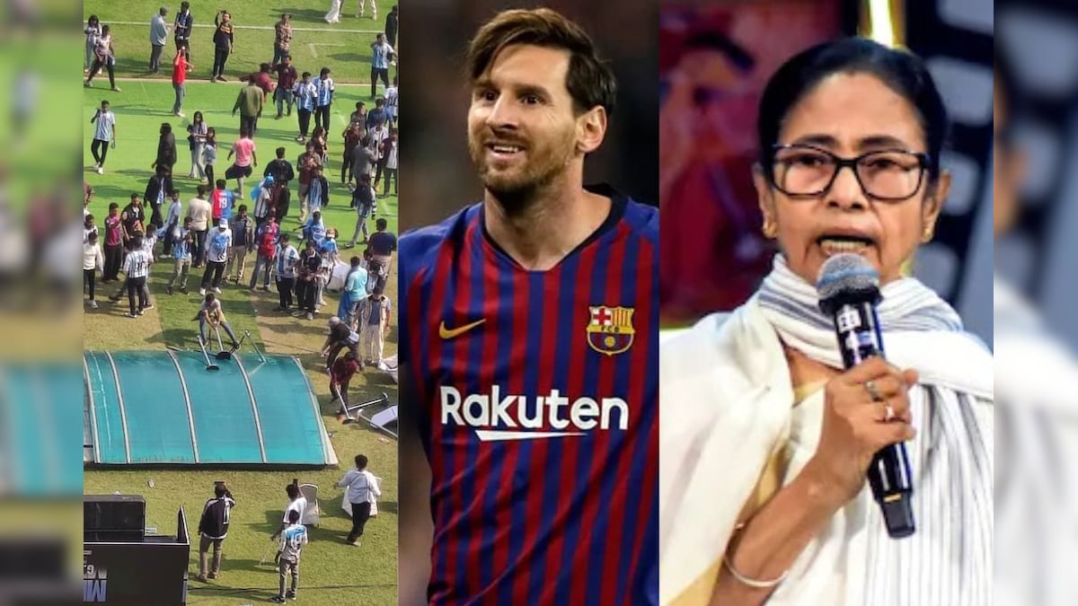 மைதானம் சூறையாடப்பட்ட சம்பவம்.. மெஸ்ஸியிடம் பகிரங்கமாக மன்னிப்பு கேட்ட மம்தா பானர்ஜி.. | விளையாட்டு - News18 தமிழ்