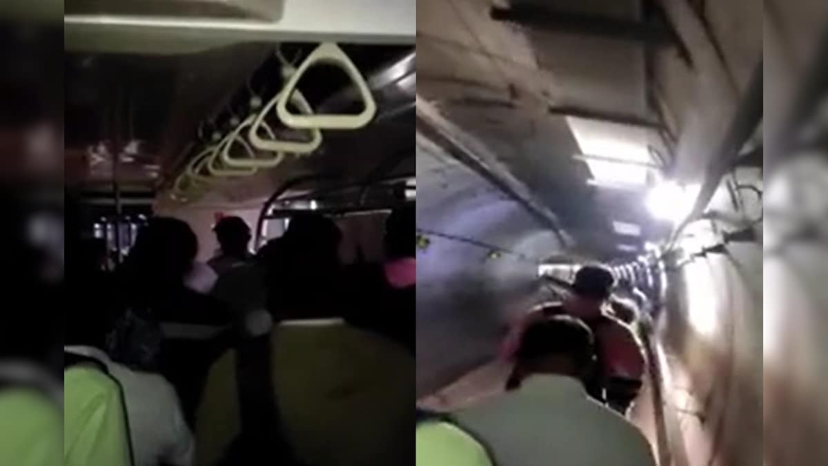 சென்னையில் பாதியில் நின்ற மெட்ரோ ரயில்... சுரங்கப்பாதை வழியாக சென்ற பயணிகள்! | தமிழ்நாடு - News18 தமிழ்