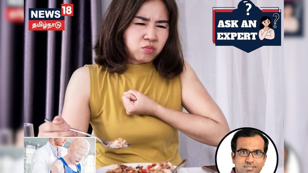 தொண்டையில் உணவு அடைத்துக் கொணடால் உடனே என்ன செய்ய வேண்டும்? உயிர்க்காக்கும் அறிவுரை...! | லைஃப்ஸ்டைல் - News18 தமிழ்