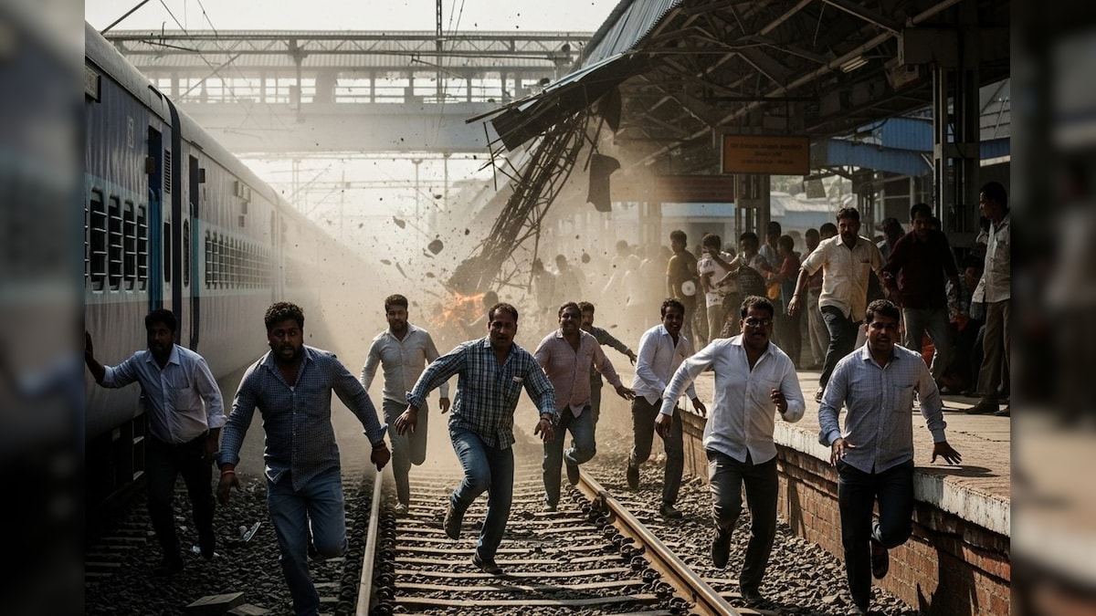 ரயில் நிலையத்தில் பயங்கர சத்தத்துடன் வெடித்த வெடிகுண்டு...! அலறி அடித்து ஓடிய பயணிகள்... | இந்தியா - News18 தமிழ்