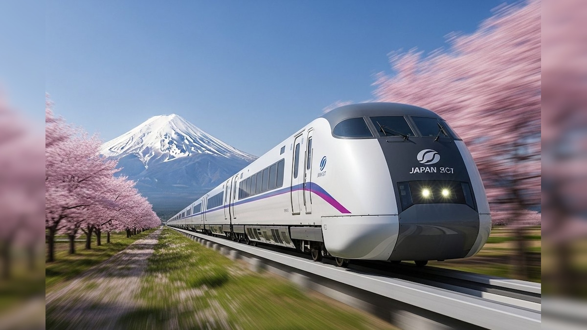 கண் சிமிட்டினால் பார்க்க முடியாது; மணிக்கு 500 கி.மீ. வேகத்தில் பாயும் ஜப்பானின் ரயில்...! வைரல் வீடியோ... | ட்ரெண்டிங் - News18 தமிழ்