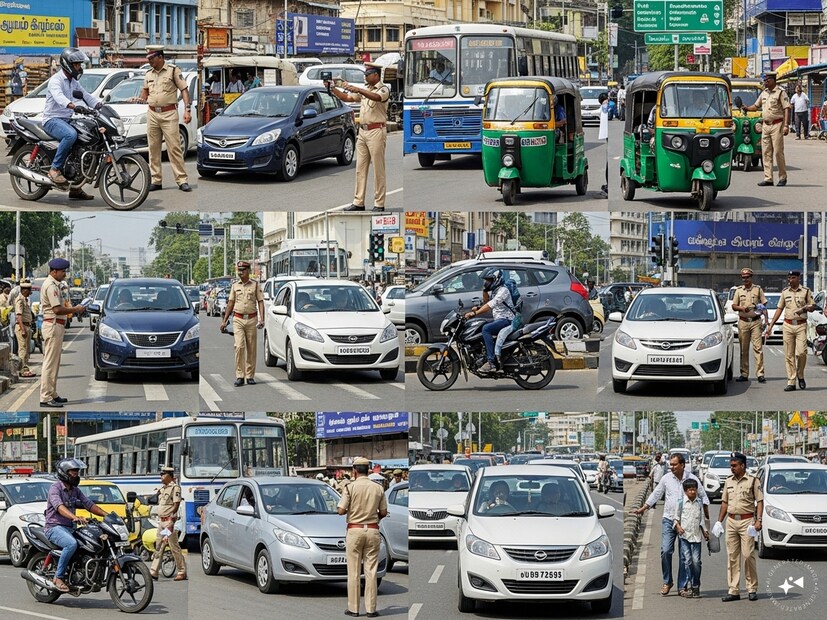 இந்த போக்குவரத்து விதிமீறல்களுக்கு அபராதம் : சென்னை கமிஷனர் அதிரடி உத்தரவு