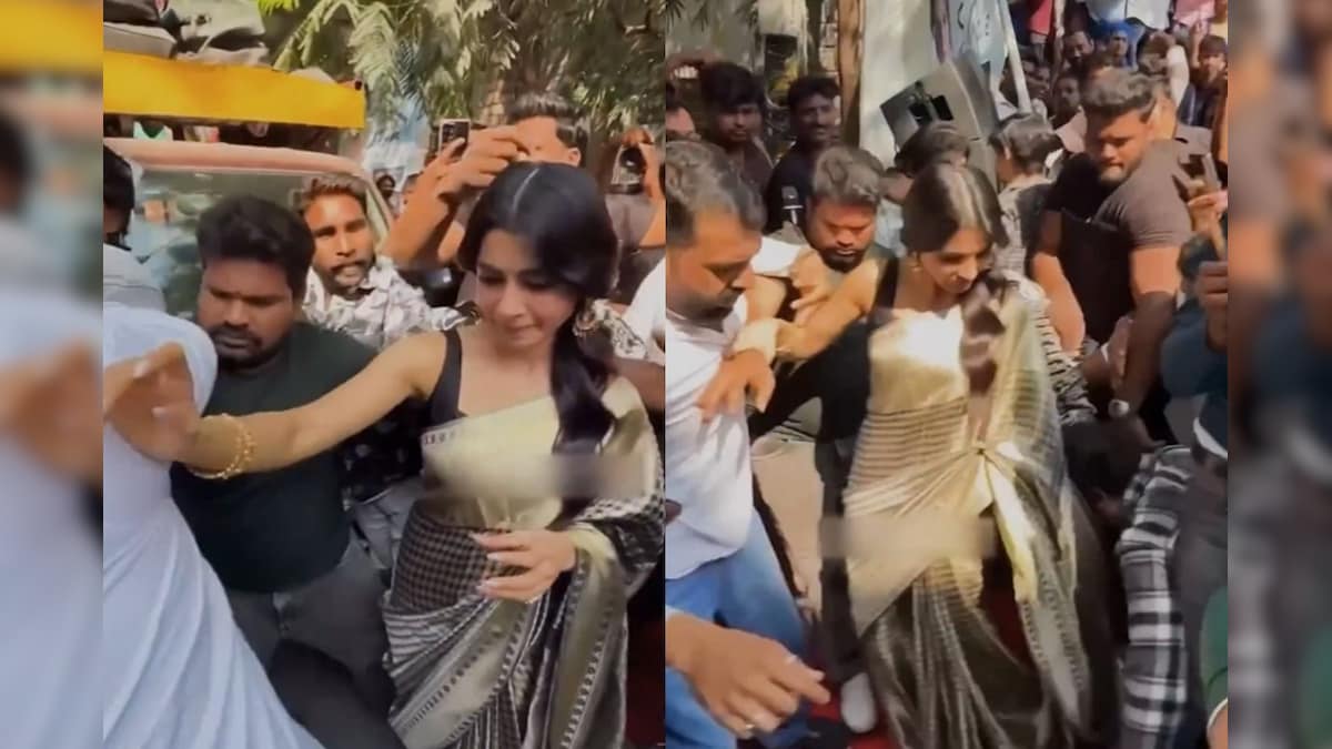 நடிகை நிதி அகர்வாலை தொடர்ந்து கூட்ட நெரிசலில் சிக்கிய சமந்தா... வைரல் வீடியோ! | பொழுதுபோக்கு - News18 தமிழ்