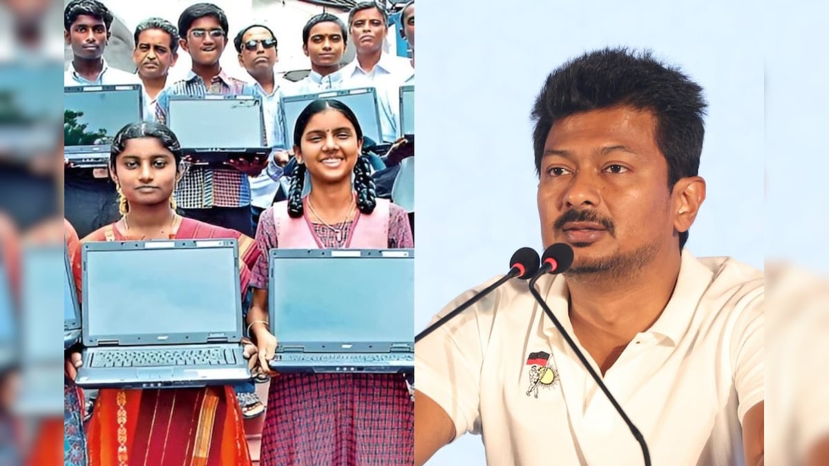 புத்தாண்டு பரிசாக 10 லட்சம் மாணவர்களுக்கு இலவச லேப்டாப்; உதயநிதி ஸ்டாலின் சொன்ன குட் நியூஸ் | தமிழ்நாடு - News18 தமிழ்