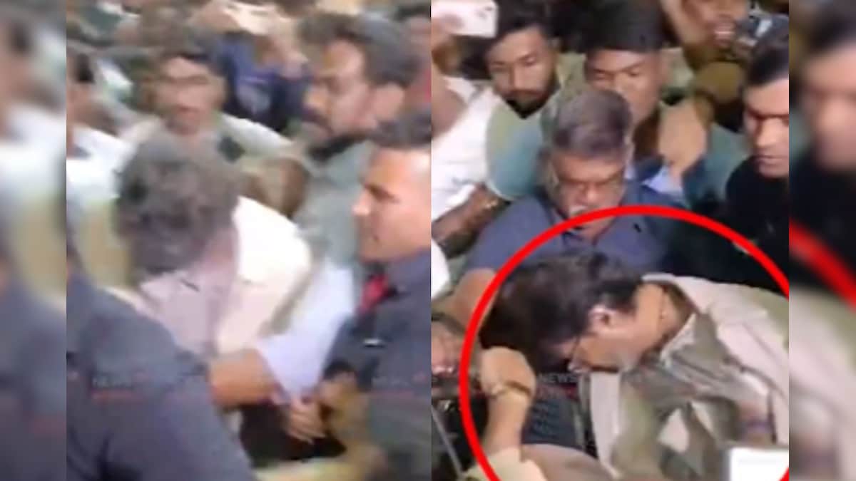 சென்னை விமான நிலையத்தில் குவிந்த ரசிகர்கள்.. கூட்ட நெரிசலால் தடுமாறிய விஜய்.. ஷாக் வீடியோ! | பொழுதுபோக்கு - News18 தமிழ்