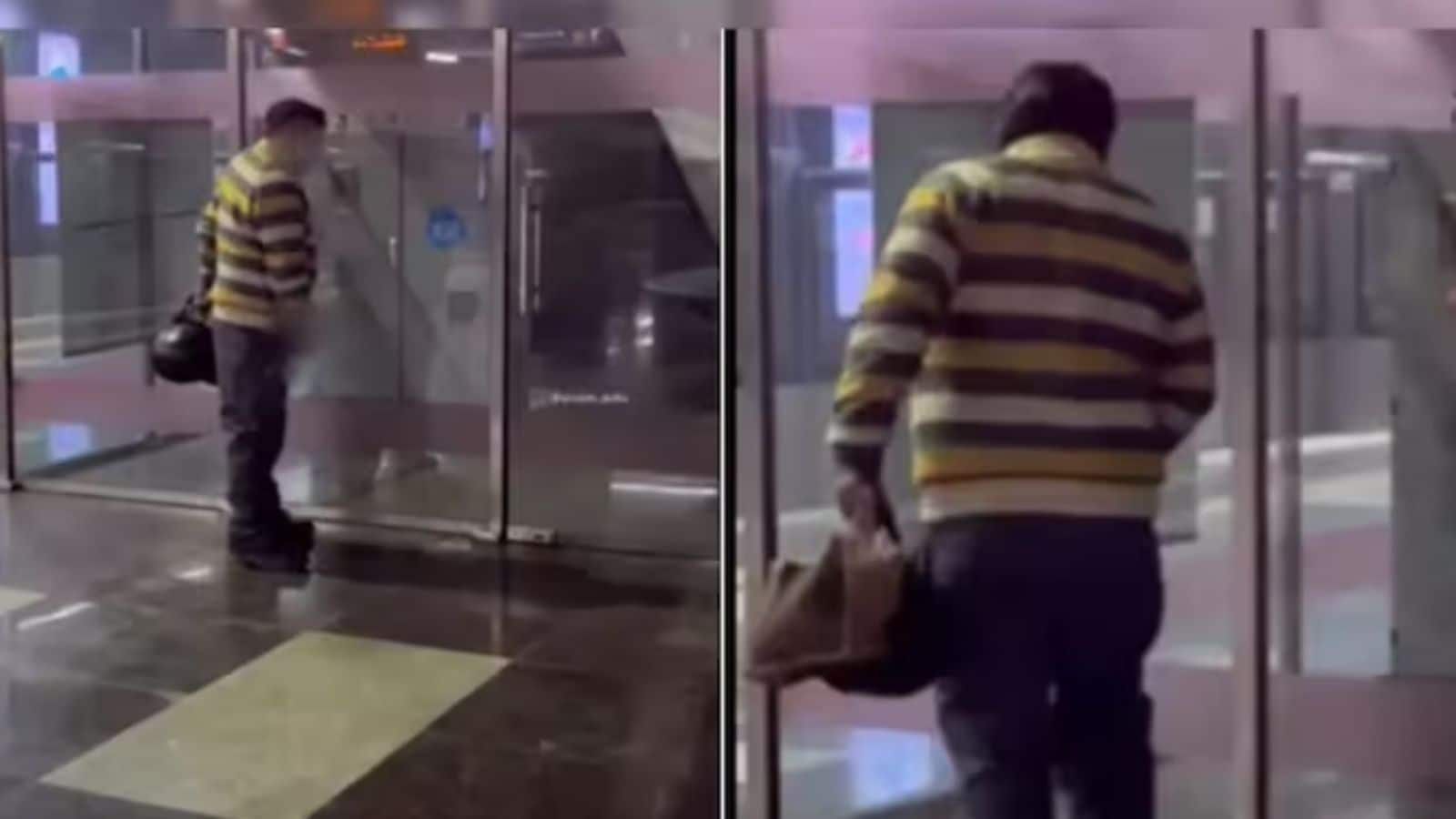 டெல்லி மெட்ரோ ஸ்டேஷன் பிளாட்ஃபார்மில் சிறுநீர் கழித்த நபர்...! விளாசும் இணையவாசிகள்... | Trending News (ட்ரெண்டிங் செய்திகள்) - News18 தமிழ்