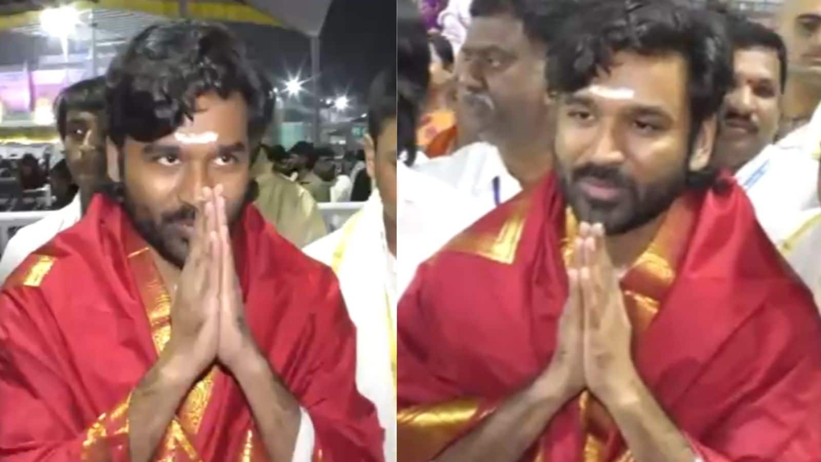Tirupati | திருப்பதி ஏழுமலையான் கோயிலில் நடிகர் தனுஷ் சாமி தரிசனம்..! | ஆன்மீகம் போட்டோகேலரி - News18 தமிழ்