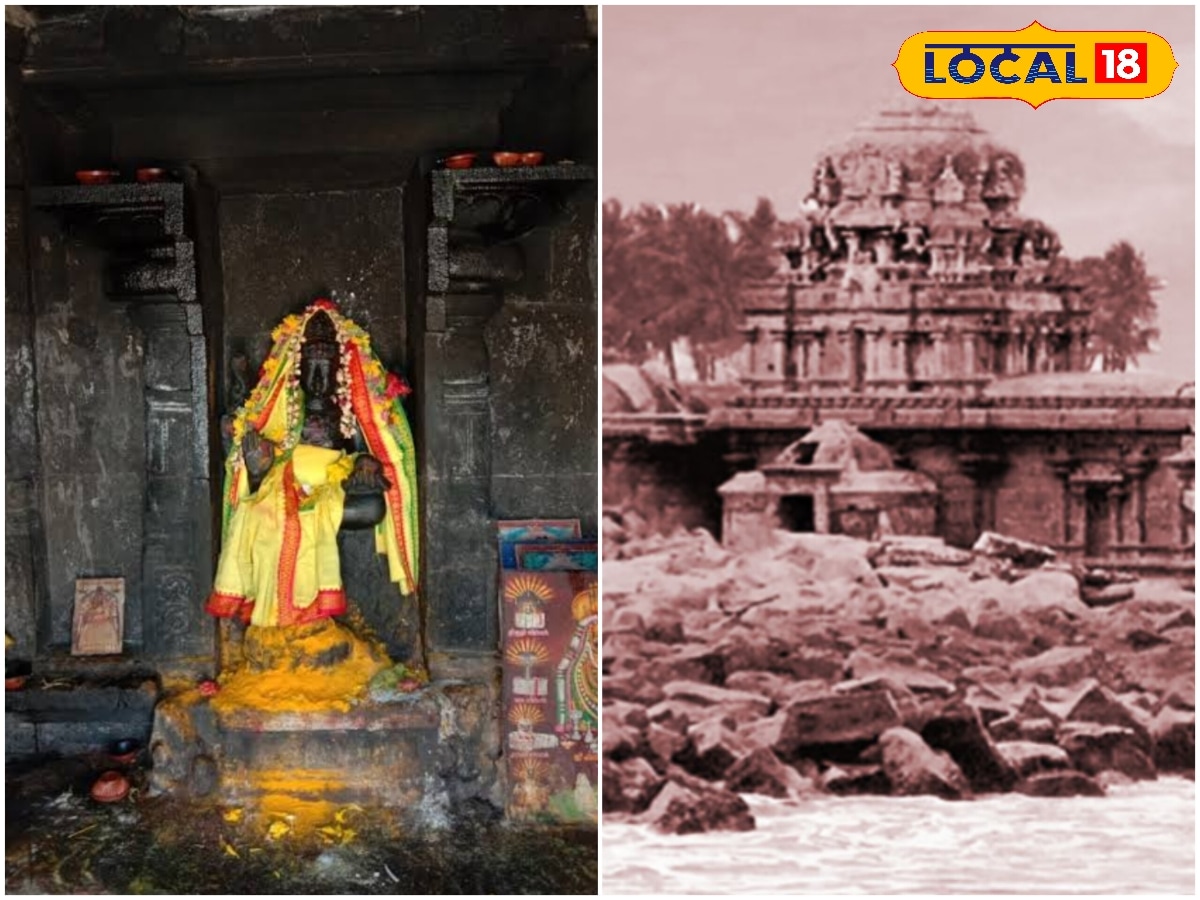 சிவன் பாதங்களை வணங்கி செல்லும் அலைகள்...  வியக்க வைக்கும் அதிசய கோவில் தமிழகத்தில் எங்க இருக்கு தெரியுமா.? | ஆன்மீகம் போட்டோகேலரி - News18 தமிழ்