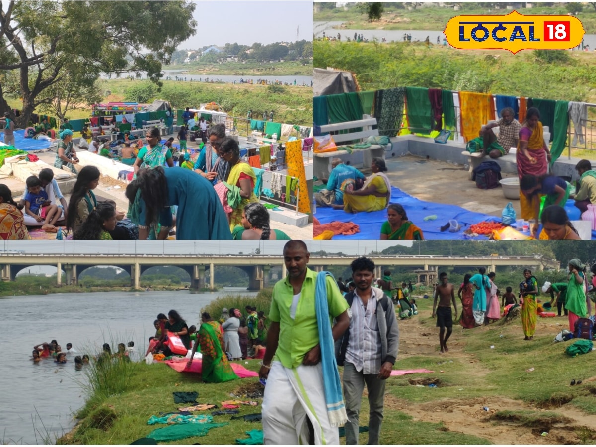 தைப்பூச விழா: திருச்செந்தூர் கடற்கரை போல் பரபரப்பாகிய தாமிரபரணி கரை ! | தமிழ்நாடு போட்டோகேலரி - News18 தமிழ்