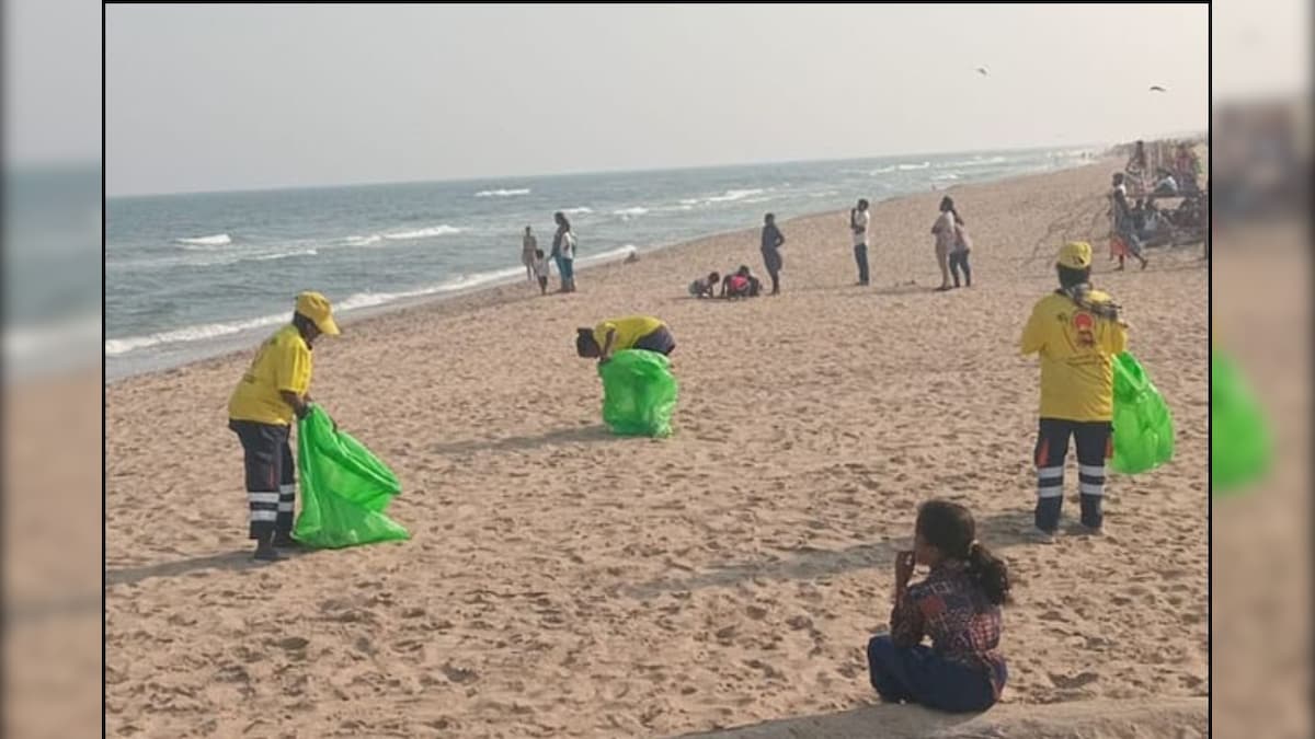 பொங்கல் விடுமுறை: சென்னை கடற்கரைகளில் 160+ மெட்ரிக் டன் திடக்கழிவுகள் அகற்றம்... மாநகராட்சி நிர்வாகம் தகவல்! | சென்னை - News18 தமிழ்