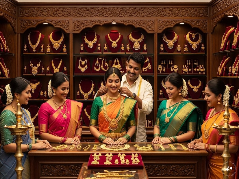  அந்த வகையில் நேற்று ( பிப்ரவரி 23) 22 காரட் தங்கம் விலை கிராமுக்கு ரூ.180 உயர்ந்து ஒரு கிராம் ரூ.14,860க்கும் சவரனுக்கு ரூ.1,440 உயர்ந்து ஒரு சவரன் ரூ.1,18,880க்கும் விற்பனை செய்யப்பட்டது.