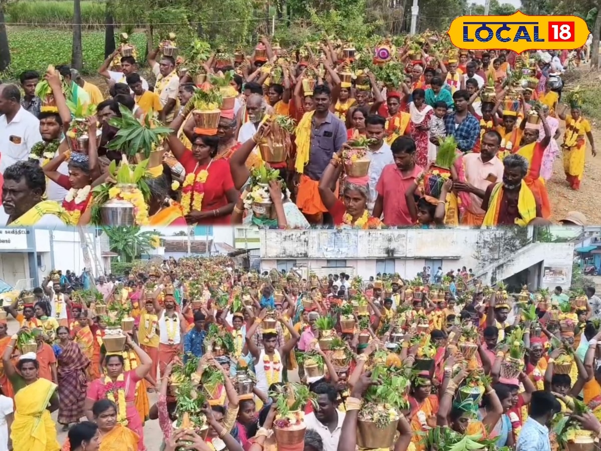 கும்பாபிஷேக விழா.... 3000க்கும் மேற்பட்ட பெண்கள் கலந்து கொண்ட தீர்த்த குட ஊர்வலம்...! | சேலம் செய்தி (Salem News) - News18 தமிழ்