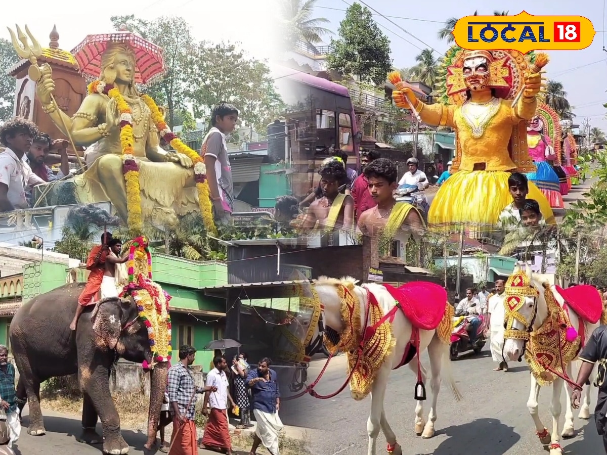 மாராயபுரம் மந்தாரம் ஸ்ரீ பத்ரேஸ்வரி அம்மன் கோவில் திருவிழா... யானை மீது அம்மன் பவனி... | Spirituality News (ஆன்மீக செய்திகள்) - News18 தமிழ்