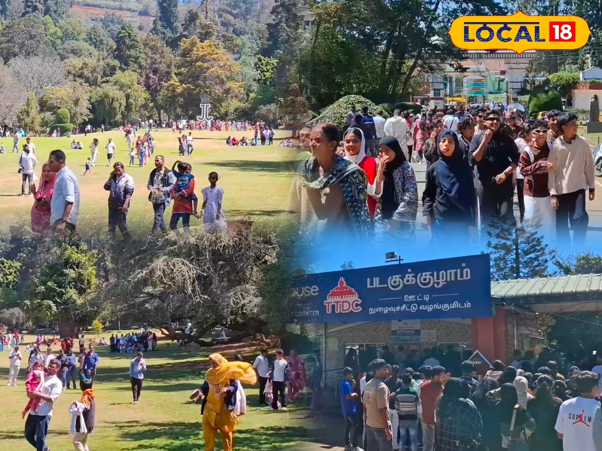 காதலர் தின கொண்டாட்டம்... ஊட்டி சுற்றுலாத் தலங்களில் திரண்ட பயணிகள்... | Travel News (பயணச் செய்திகள்) - News18 தமிழ்