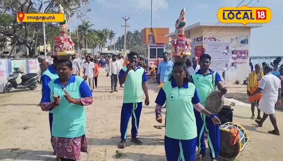 கடலில் துணி போடாதீங்க... நடனமாடி விழிப்புணர்வு ஏற்படுத்திய கலைஞர்கள் ! | ராமநாதபுரம் செய்தி(Ramanathapuram News) - News18 தமிழ்