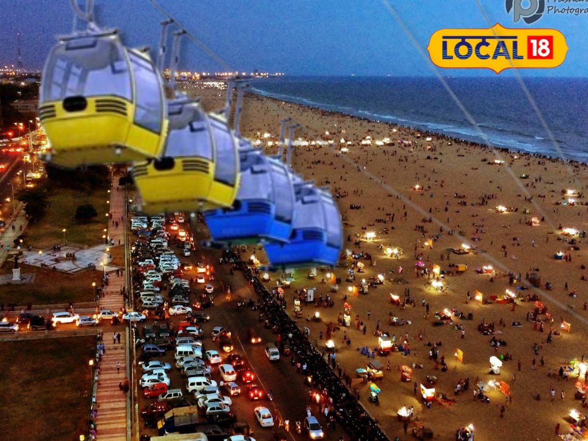 மெரினாவில் மேகத்தில் பயணம்... நம்ம சென்னையிலும் ரோப் கார் சேவை வர போகுது மக்களே... | தமிழ்நாடு போட்டோகேலரி - News18 தமிழ்