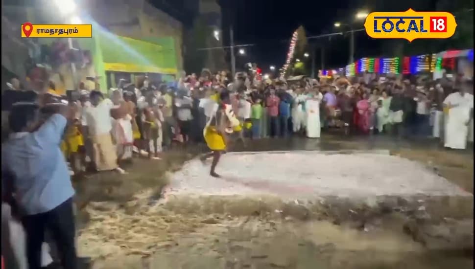 கோட்டை தர்ம முனீஸ்வரர் கோவில் மாசி களரி திருவிழா.. பூகுழி இறங்கிய பக்தர்கள் ! | ராமநாதபுரம் செய்தி(Ramanathapuram News) - News18 தமிழ்