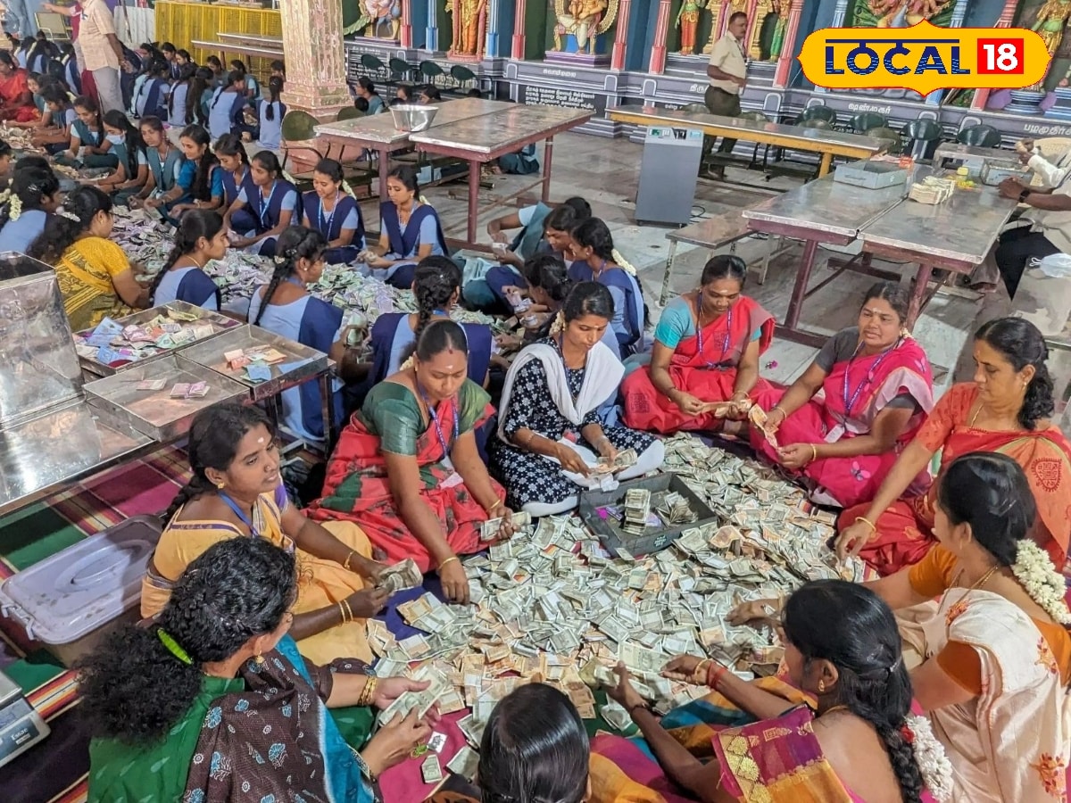 குவியலாக கிடைத்த தங்கம், வெள்ளி, டாலர்கள்... மீனாட்சி அம்மன் கோவில் உண்டியல் காணிக்கை மதிப்பு இவ்வளோவா.? | ஆன்மீகம் போட்டோகேலரி - News18 தமிழ்