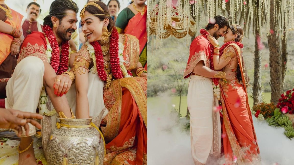 "உயிர் தோழியை மனைவியாக்கிக் கொண்டேன்" ராஷ்மிகா - விஜய் தேவரகொண்டா திருமண ஆல்பம்!