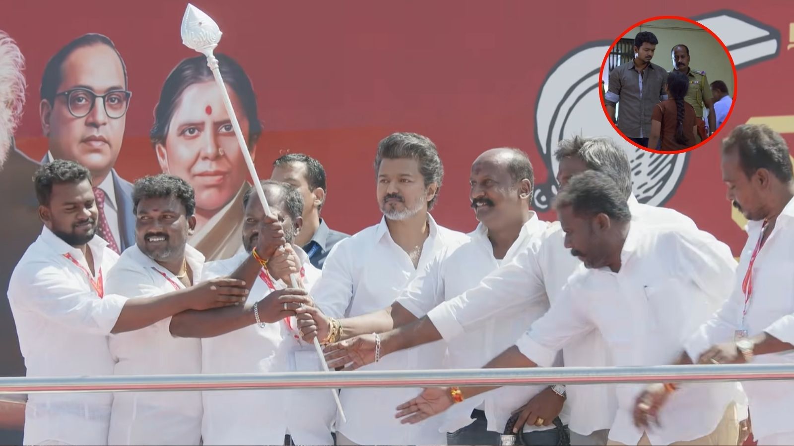 தவெக கட்சி கூட்டத்தில் பேசிய சினிமா பிரபலம்... விஜய்யுடன் 2 படங்கள் நடித்தவர்... யார் தெரியுமா? | TVK | பொழுதுபோக்கு போட்டோகேலரி - News18 தமிழ்