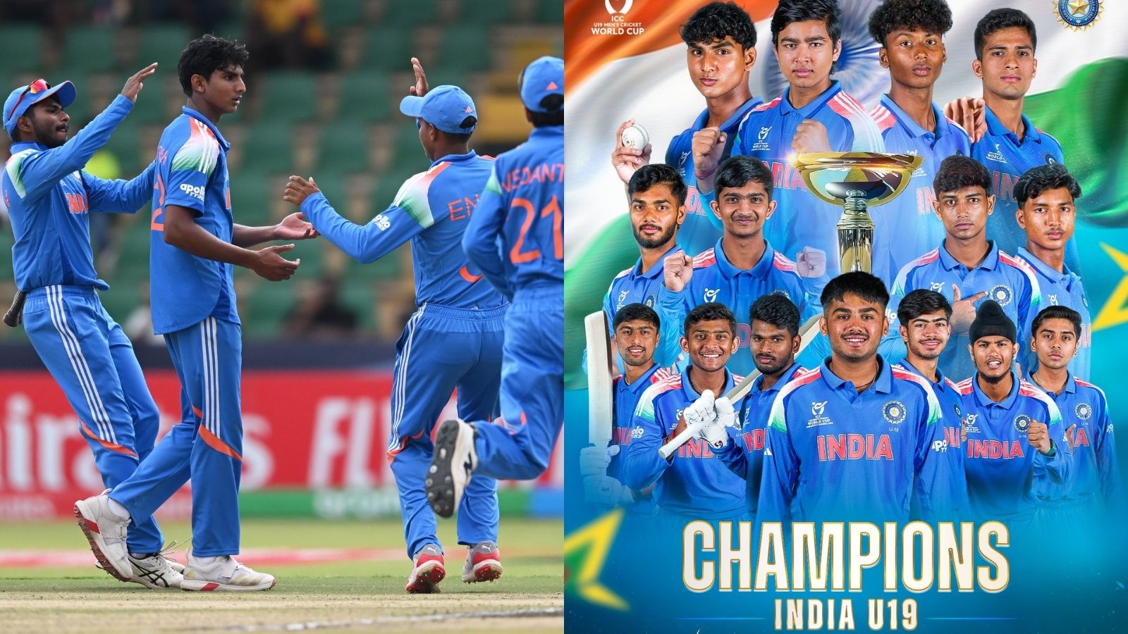 U19 உலகக் கோப்பையை வென்ற இந்தியா! - உலகின் முதல் அணியாக... புதிய வரலாறு படைத்தது! வெற்றியில் 2 தமிழர்களின் பங்கு! | விளையாட்டு போட்டோகேலரி - News18 தமிழ்