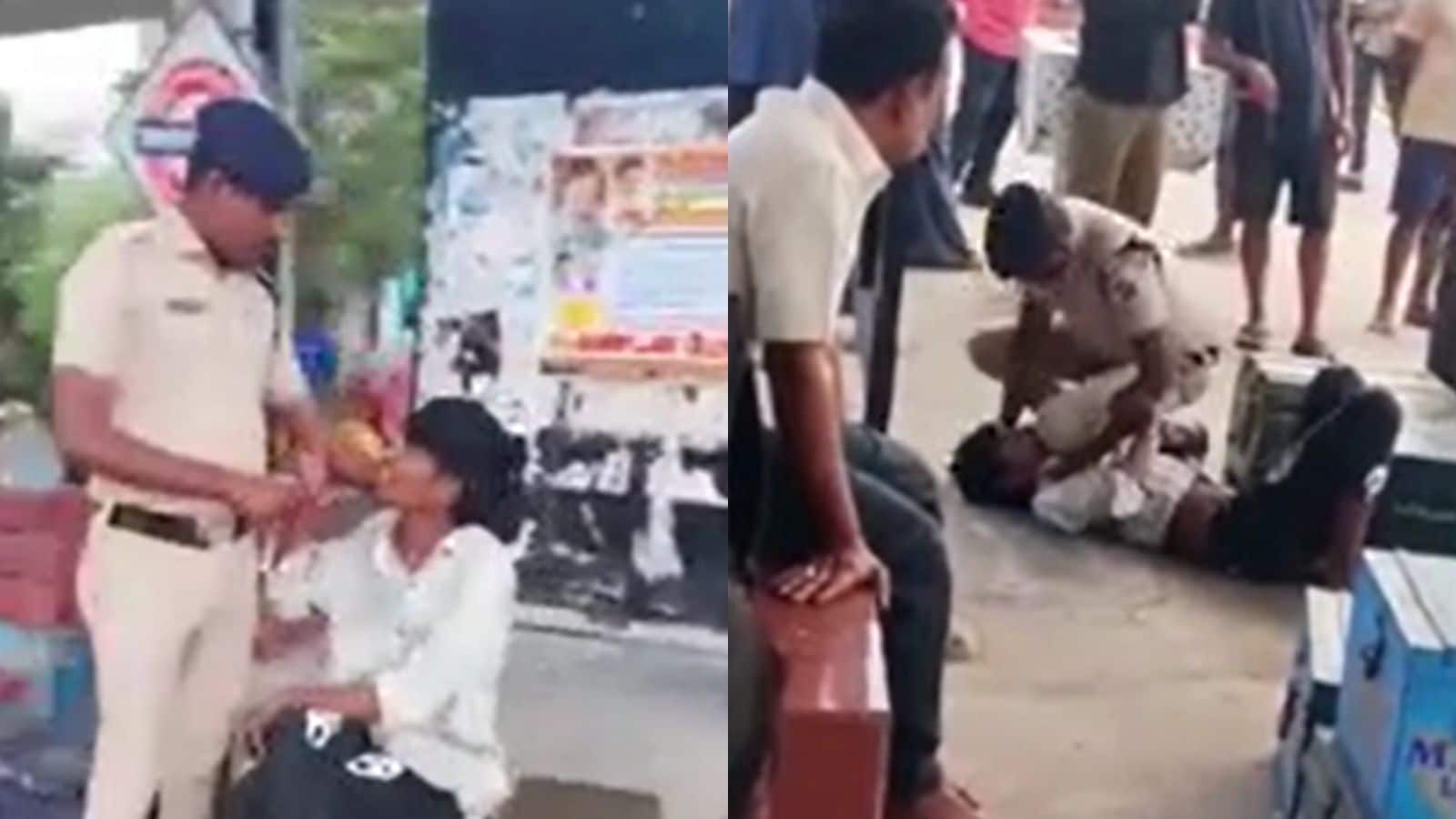 டிக்கெட் வாங்காமல் ரயிலில் பயணித்த மதுபோதை இளைஞரை தாக்கிய ரயில்வே போலீஸ்.. வைரல் வீடியோ! | தமிழ்நாடு செய்திகள் (Tamil Nadu News) - News18 தமிழ்