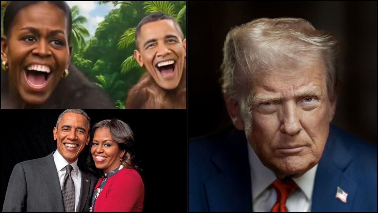 ஒபாமா குறித்து AI Video... கருப்பினத்தவர் மீது மிக மோசமான இனவெறி தாக்குதல்... மீண்டும் மீண்டும் சர்ச்சையில் டிரம்ப்! | உலகம் போட்டோகேலரி - News18 தமிழ்