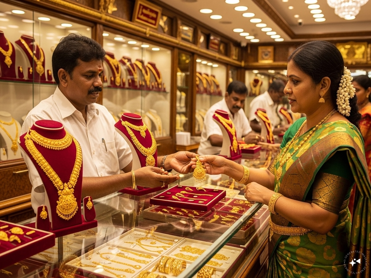 Gold Rate Today | மீண்டும் அதிரடி காட்டும் தங்கம் விலை... தற்போதைய நிலவரம் என்ன தெரியுமா...? | வணிகம் போட்டோகேலரி - News18 தமிழ்
