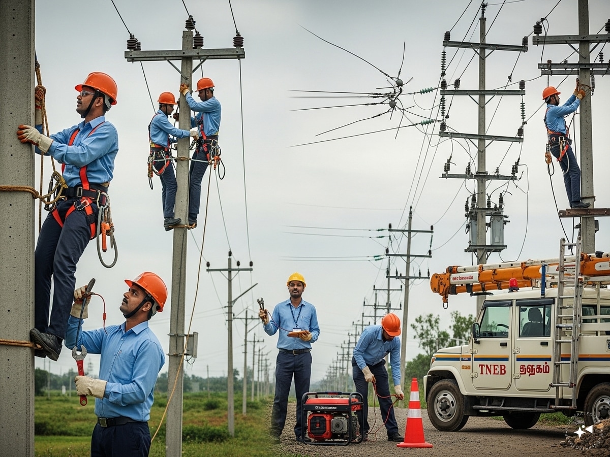 Power Cut | தமிழ்நாட்டில் நாளை (19.02.2026) மின்தடை ஏற்படும் பகுதிகள்... எங்கே...? எப்போது...? - முழு விவரம்... | தமிழ்நாடு போட்டோகேலரி - News18 தமிழ்
