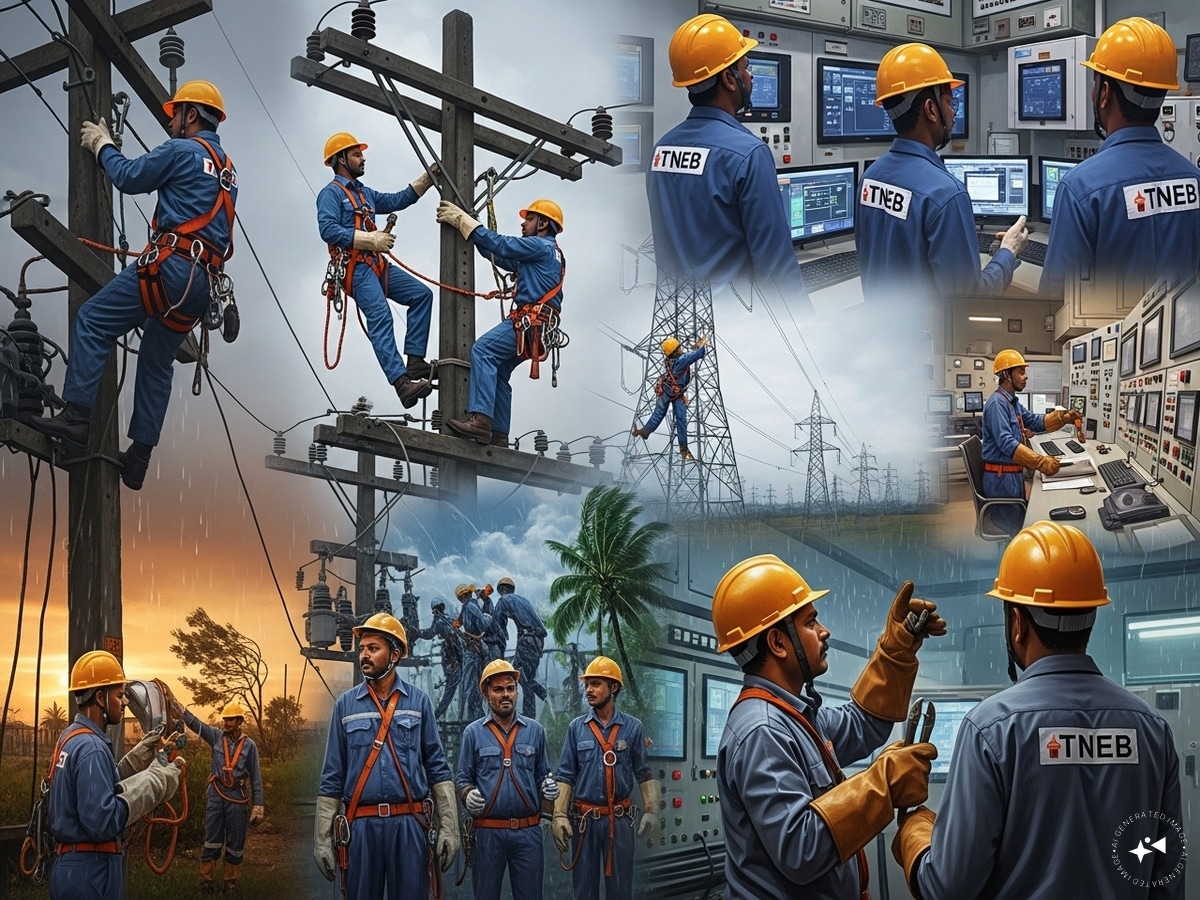 Power Cut | தமிழ்நாட்டில் நாளை (09.02.2026) மின்தடை ஏற்படும் பகுதிகள்... உங்க ஏரியா இருக்கானு செக் பண்ணிக்கோங்க...!