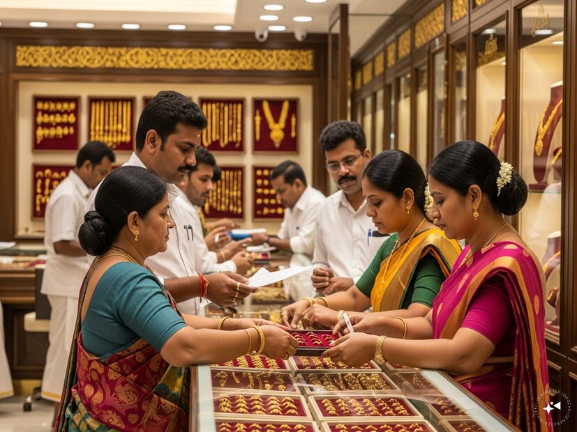  தொடர்ச்சியாக உயர்ந்துவந்த தங்கத்தின் விலை நேற்று (05.02.2026) அதிரடியாக சரிந்த நிலையில், நகைப் பிரியர்களை மகிழ்ச்சியடைய செய்தது. அதன்படி, 22 காரட் ஆபரணத்தங்கத்தின் விலை கிராமுக்கு ரூ.580 குறைந்து ஒரு கிராம் ரூ.14,320க்கும், சவரனுக்கு ரூ.4,640 குறைந்து ஒரு சவரன் ரூ.1,14,560க்கும் விற்பனை செய்யப்பட்டது.