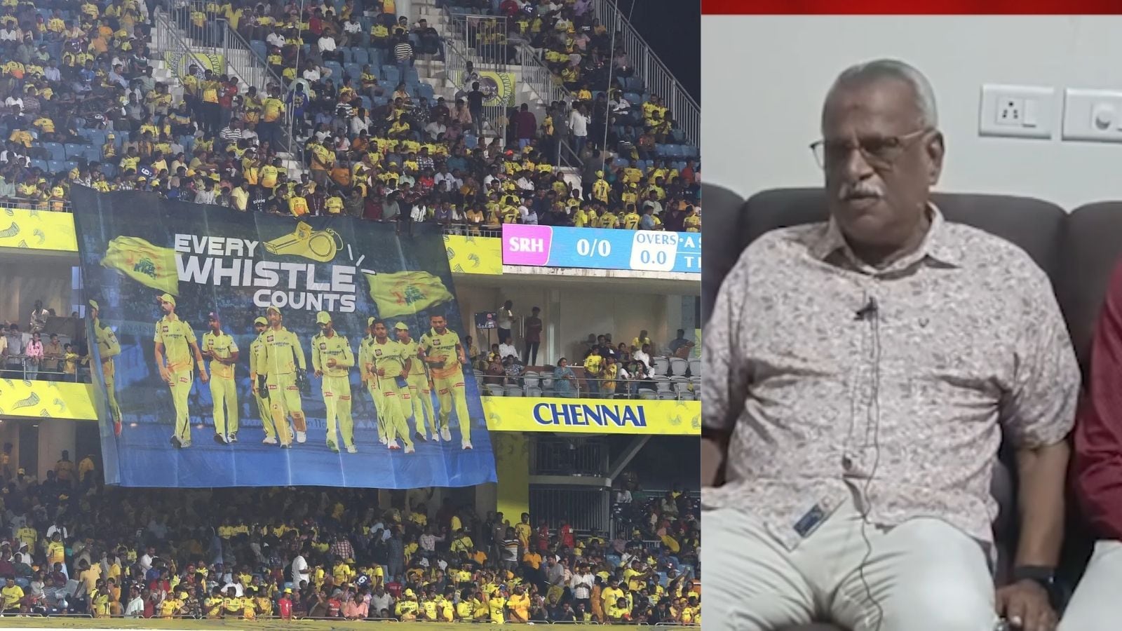 சென்னை சேப்பாக்கத்தில் விசிலுக்கு தடை விதிக்கப்பட்டது ஏன்? சி.எஸ்.கே. CEO அளித்த பதில் | கிரிக்கெட் போட்டோகேலரி - News18 தமிழ்