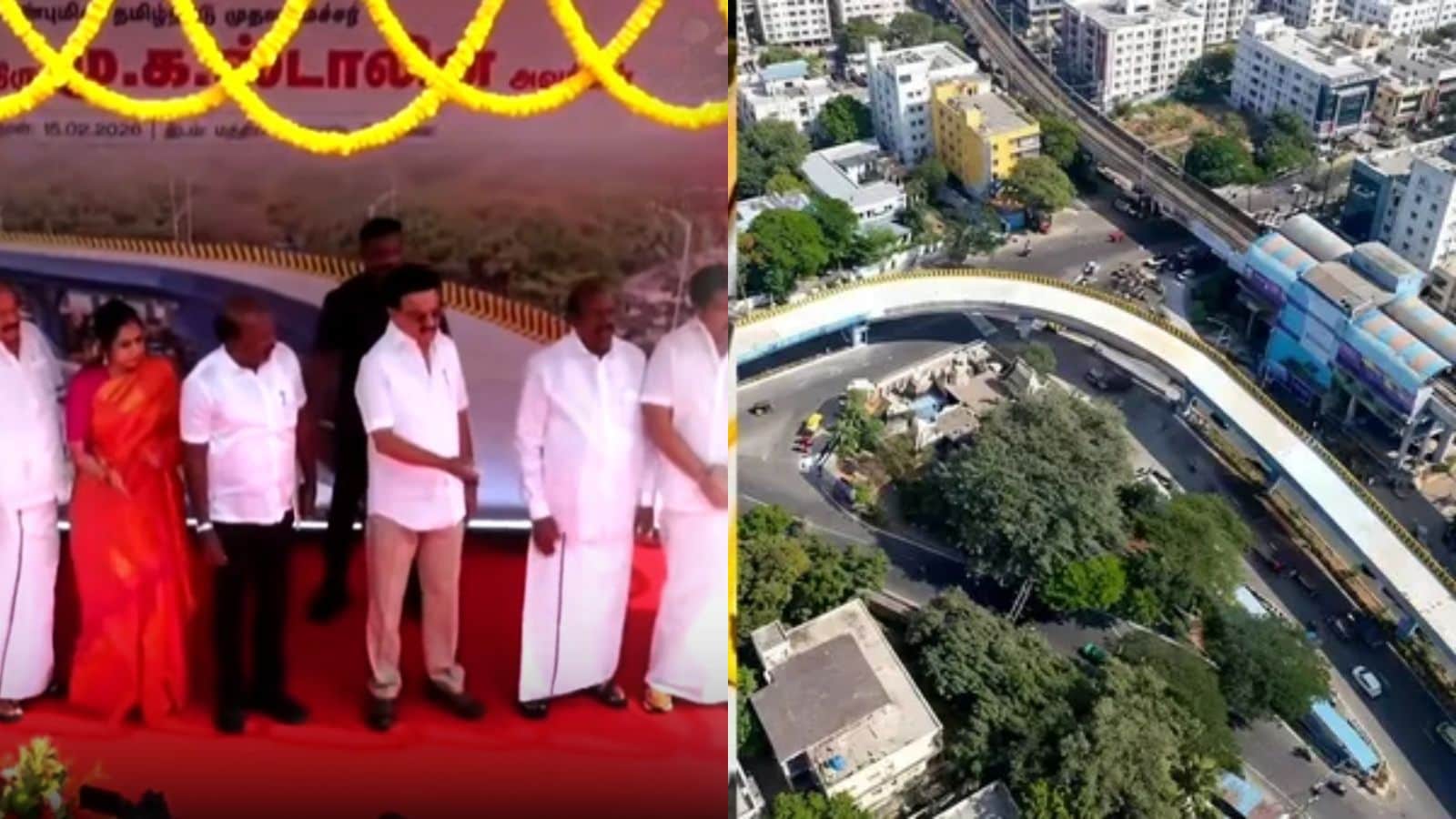 சென்னை மக்களின் நீண்ட நாள் எதிர்பார்ப்பு.. மத்திய கைலாஷ் பகுதியில் புதிய எல் வடிவ பாலம் திறப்பு | தமிழ்நாடு செய்திகள் (Tamil Nadu News) - News18 தமிழ்