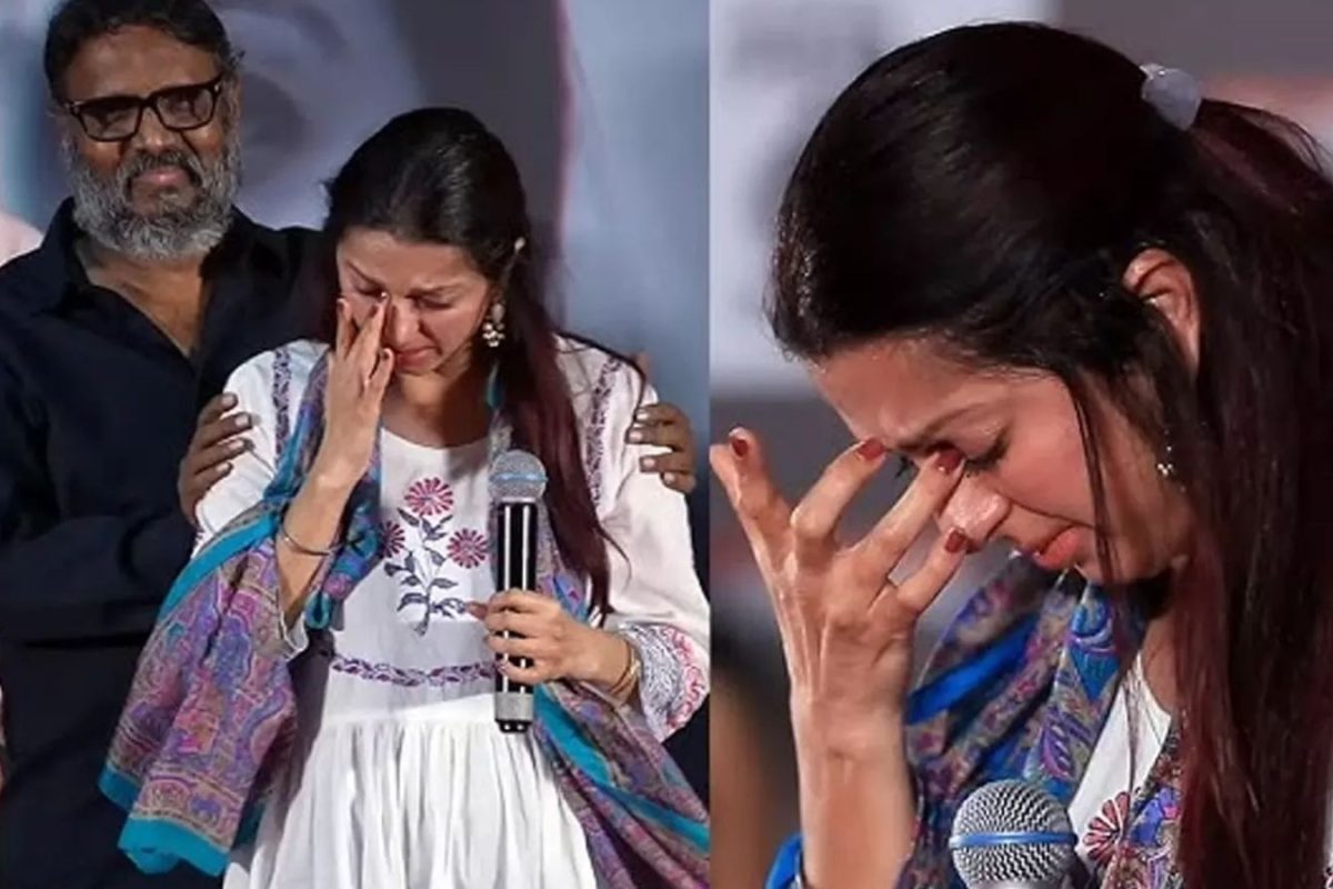 “இரவில் என்னால் தூங்க முடியவில்லை…” - மேடையில் கண்ணீர் விட்டு அழுந்த நடிகை பூமிகா!