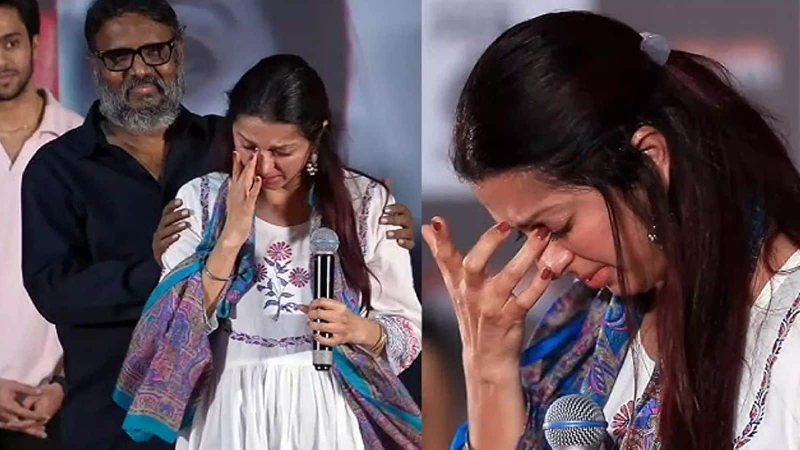 “இரவில் என்னால் தூங்க முடியவில்லை…” - மேடையில் கண்ணீர் விட்டு அழுந்த நடிகை பூமிகா! | பொழுதுபோக்கு போட்டோகேலரி - News18 தமிழ்