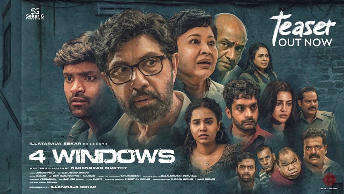 4 Windows | பரபரக்கும் க்ரைம் த்ரில்லர்... சத்யராஜ் நடிக்கும் ‘4 வின்டோஸ்’ டீசர்!