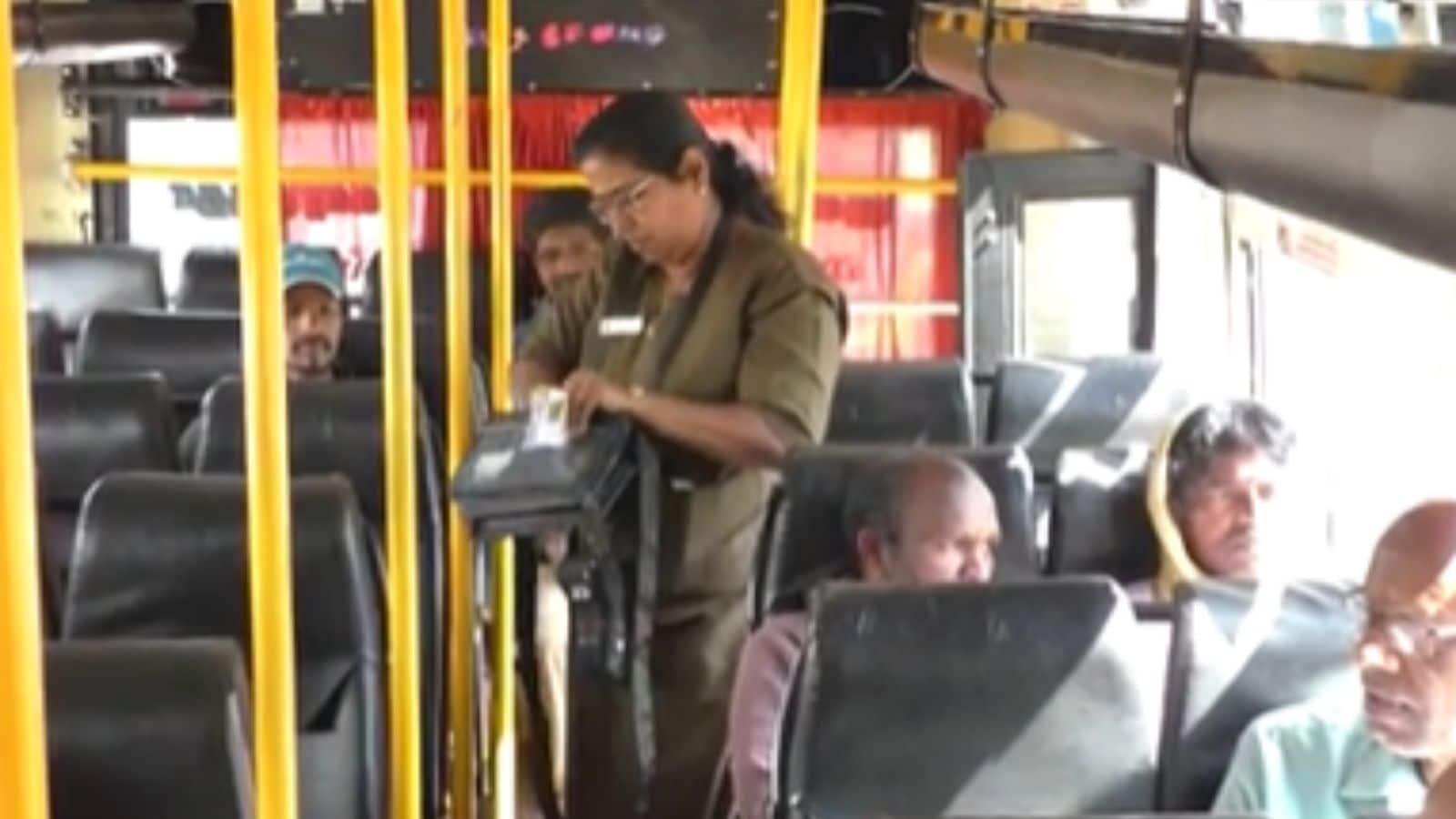 கணவரை இழந்த பெண் முதல்வரிடம் வைத்த கோரிக்கை! கடினமான பாதையில் முதல் பெண் நடத்துநர்