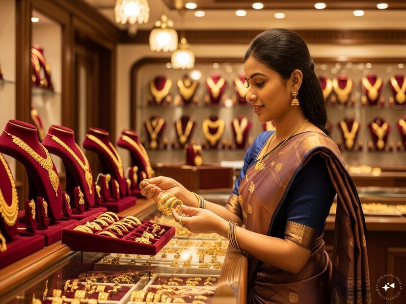  தொடர்ந்து மார்ச் 24ஆம் தேதி காலை சரிந்த தங்கம் விலை, மாலை வேளையில் மீண்டும் அதிரடியாக உயர்ந்தது. பின்னர், நேற்று (25.03.2026) 22 காரட் தங்கம் விலை கிராமுக்கு ரூ.350 உயர்ந்து ஒரு கிராம் ரூ.13,600க்கும், சவரனுக்கு ரூ.2,800 உயர்ந்து ஒரு சவரன் ரூ.108,800க்கும் விற்பனை செய்யப்பட்டது.