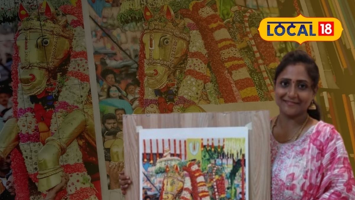 Women’s Day Special: சொக்க வைக்கும் கள்ளழகர்… கடல் கடந்து சென்ற மதுரை பெண் கலைஞரின் ஹைப்பர் ரியல் ஓவியம்...